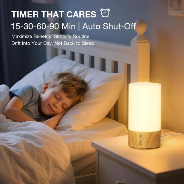 Dimmable Seasonal Affective Disorder Light High CRI 10k Lux Lamp 360 Degree Emitting