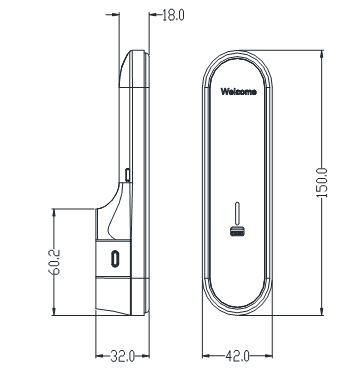 алкалический замок шкафа замка D22.0mm Rfid шкафа ящика 1.5V Keyless