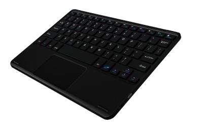 Clavier Bluetooth portable à 78 touches avec matériau ABS et pavé tactile pour bureau et divertissement