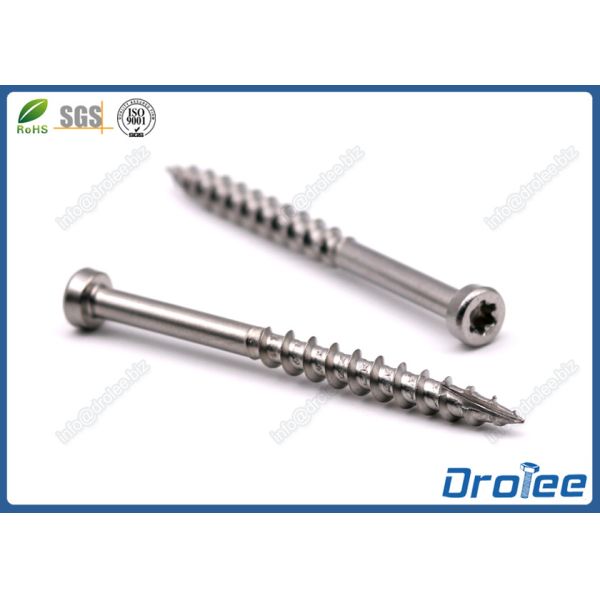 410 Stainless Steel Star Drive Decking Screws, Passivated & Hardened, Type 17