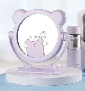 Modern Standing Desktop Vanity Portable Makeup Mirror for Yea Processing Customization