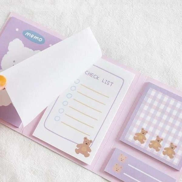 Wholesale Cute Die Cut Sticky Notes Small Kitty Cat Shape Personalized Pop-up Note Loose Leaf Paper Kraft for Gifts Promotions