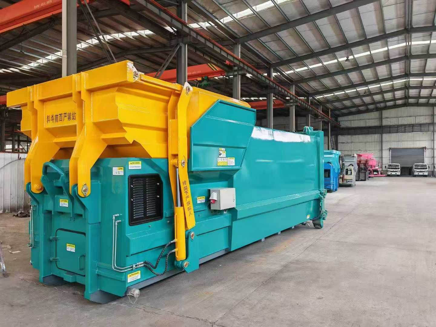Horizontal & Vertical Waste Treatment Compression Equipment and Garbage Compactor Machine for Efficient Waste Disposal