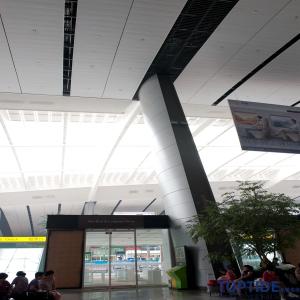 Windproof Aluminium Roll Form S shape Strip Ceiling External Passage Suspended