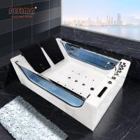 1800mm banheira do canto de 2 pessoas com acrílico de Seat Hydromassage dos jatos 2