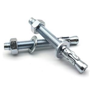 Ancres galvanisées de cale fraisées 5/16 par pouce d'ASME B1.1