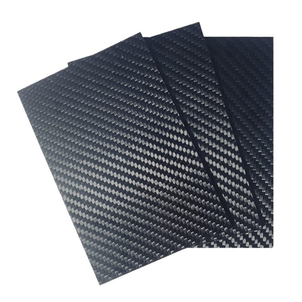 100x200mm 3K Pure Carbon Fiber Sheets 1-6mm thick Composite Panel Board Material