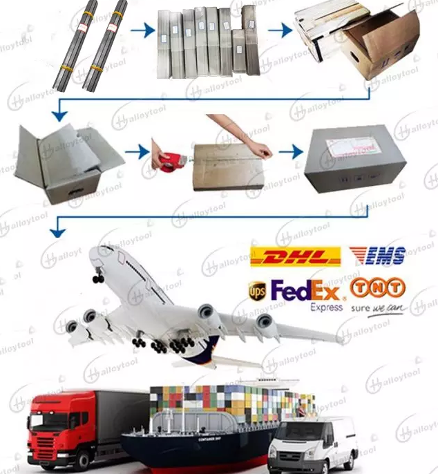 Aluminum Cutting 100% YG20C Tungsten Carbide Saw Tips Teeth