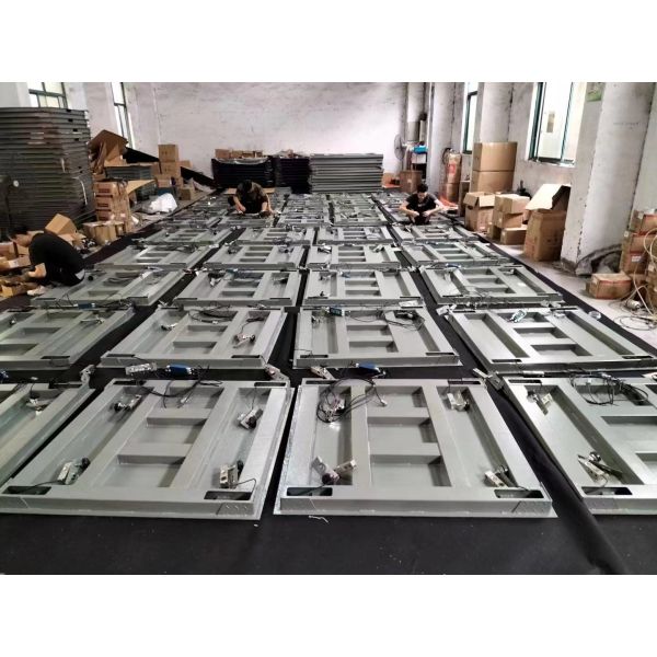 3 Ton Mild Steel/Stainless Steel Digital Animal Scale 1.2*1.2m Size LCD/LED Display