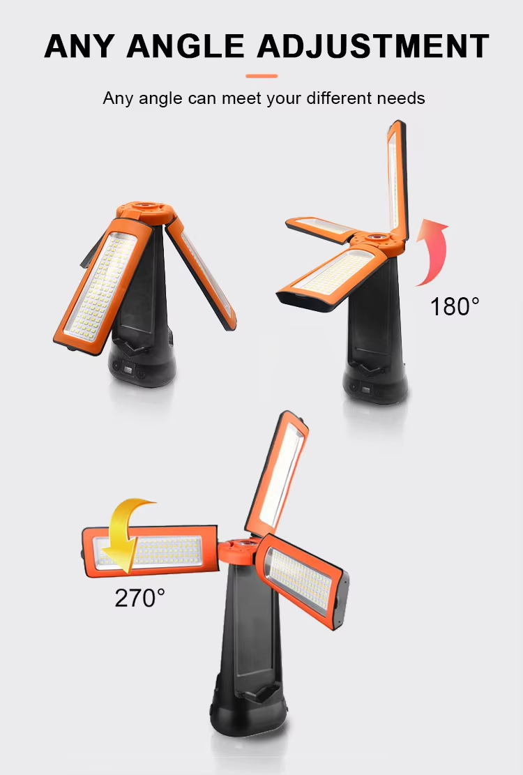 Cross-border New Outdoor Multi-function Light Lamp Adjustable Strong Light Camping Lamp Long-lasting Ground Work Lamp