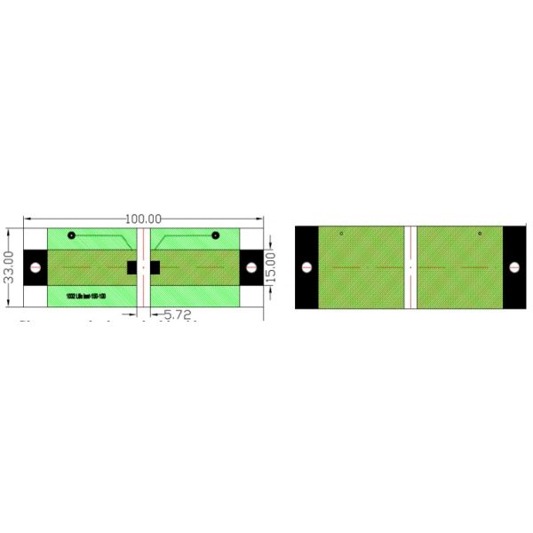 UL Approved 1032 Square Ceramic Gold Plated Surface Mount Fuse SEH SEG 500mA-30A 125V 300V 10.1x3.1x3.1mm