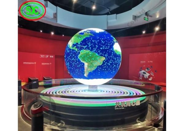 3.91mm Full Color Cylinder LED Display Outdoor Column Screen