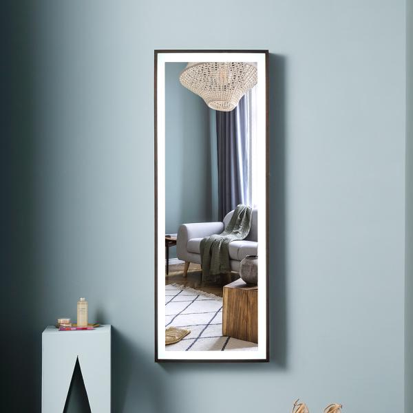 Miroir de chambre à coucher à longueur réelle avec 5 mm de cuivre sans miroir d'argent AC100-240V Voltage