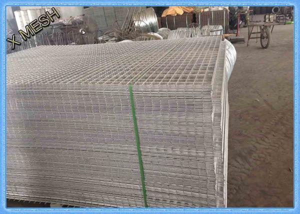 Powder Coated Welded Wire Mesh , Hot Dipped Galvanized Wire Fence Panels Black