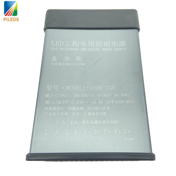 Custom Waterproof LED Power Supply , LED Light Transformer Constant Voltage 400W