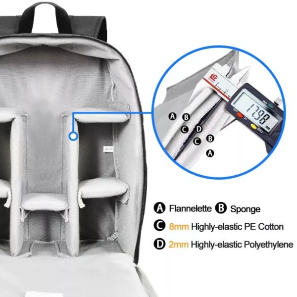 Рюкзак камеры перемещения Оксфорда Antiwear, рюкзак фотографии Multi сцены