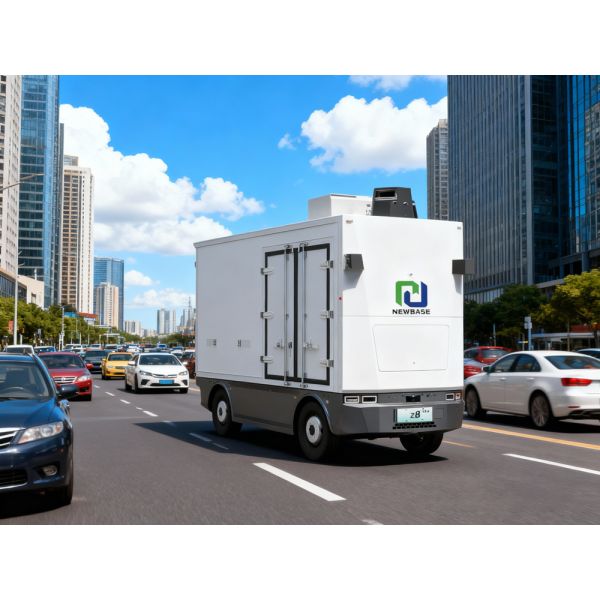 NEWBASE Z8⁸⁺ (2024)C Autonomous Refrigerated Vehicle with 4000 × 1650 × 2900 mm Dimensions and -20 °C to 12°C Dual-Temperature Zone Control