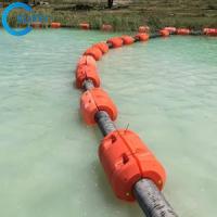 Flutuador de flutuação do estaleiro da draga do encanamento HICL do vagabundo da tubulação do HDPE da doca para a mangueira de borracha de dragagem da tubulação