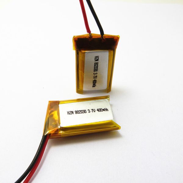 Portable Lithium Metal Polymer Battery , 3.7 V 400mah Lipo Battery For Medical Equipment 802030