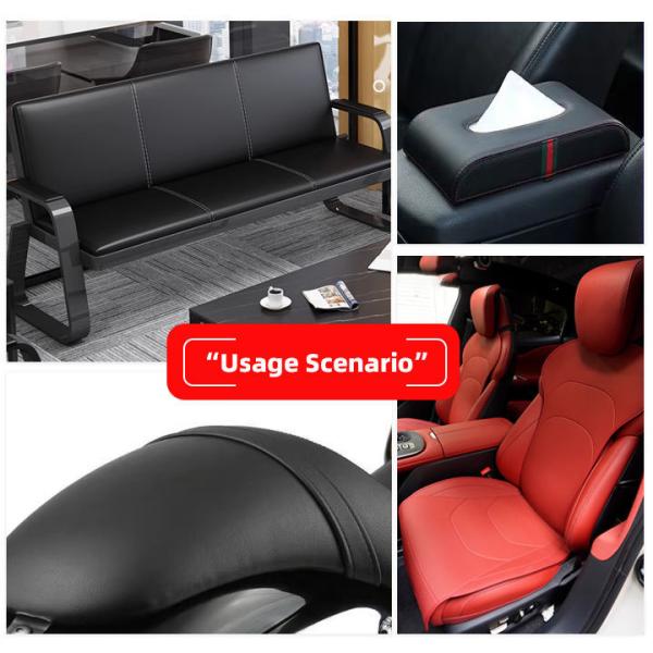 PVC Leather for Car Seat Cover Abrasion-Resistant Waterproof 160cm Width