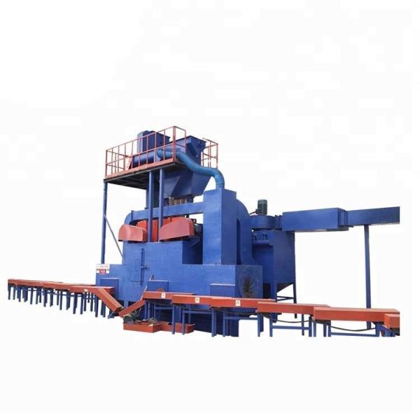 Conveyor 156.6kw 4m/Min H Beam Shot Blasting Machine