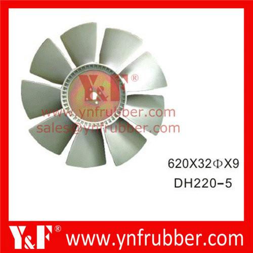 Pá do ventilador da máquina escavadora para , Volvo, KOMATSU, Hitachi, Sumitomo, Kobelco, Kato, Hyundai, Doosan, Daewoo, Kubota,