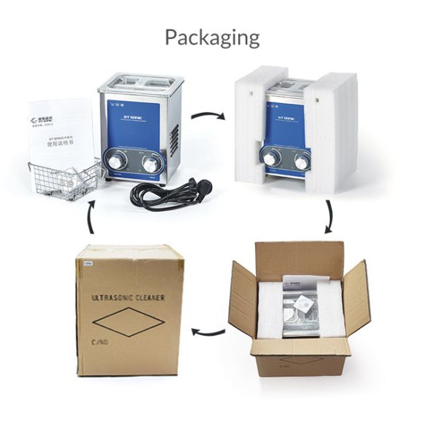 2 литра ручной ультразвуковой очиститель серии P 50 Вт из нержавеющей стали