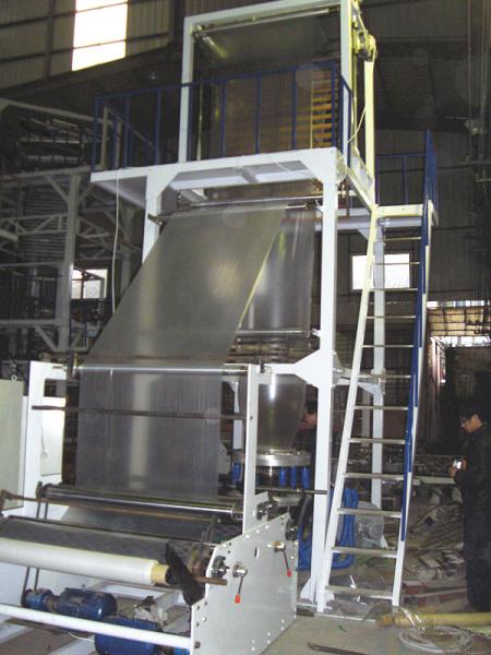 Low Density PE Film Extrusion Blowing Machine For Shopping Bags