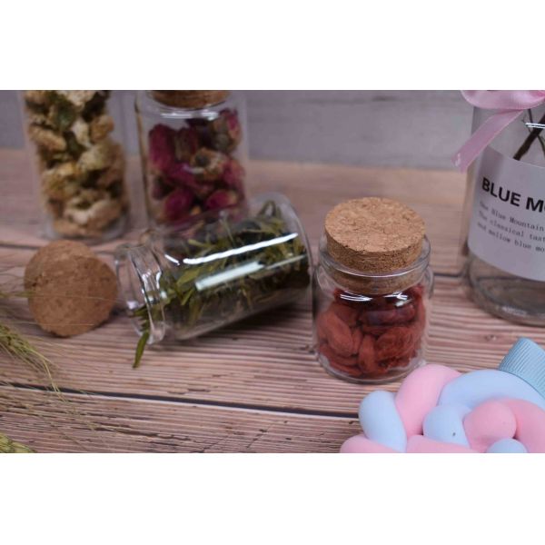 OEM Decoration Natural Cork Lids Pliability Mason Jar Cork Top Drysaltery