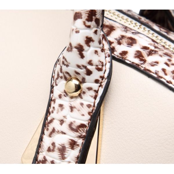 pu leather women 2016 spring new OL commuter leopard shell bag type shoulder bag