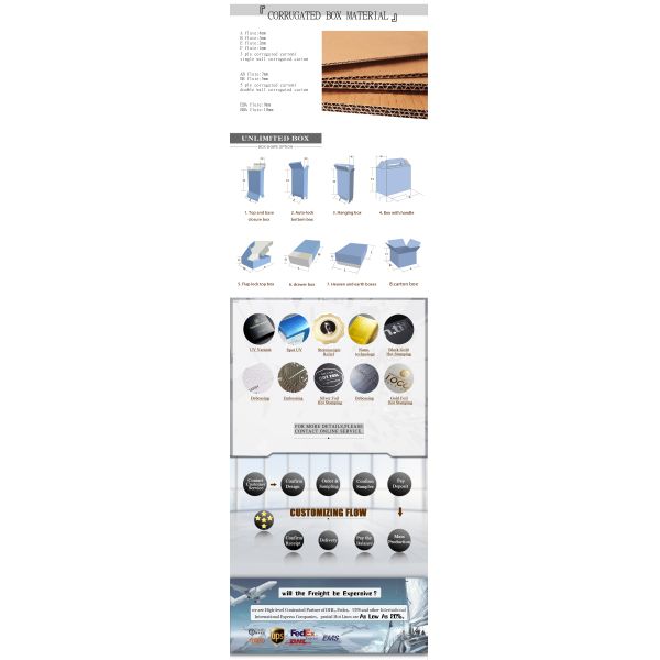 Специализированная привлекательная цена горячая продажа Kraft портативный биоразлагаемый экологический компостируемый гофрированный упаковка одежда почтовый ящик