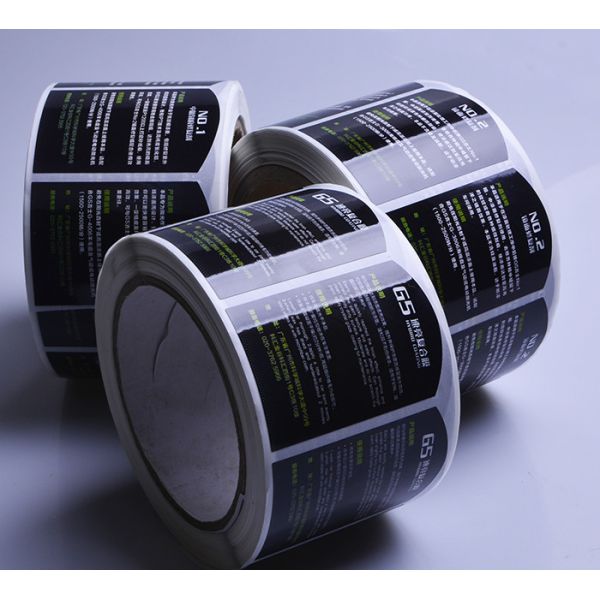 Manufacturer Custom adhesive plastic roll labels stickers for Packaging