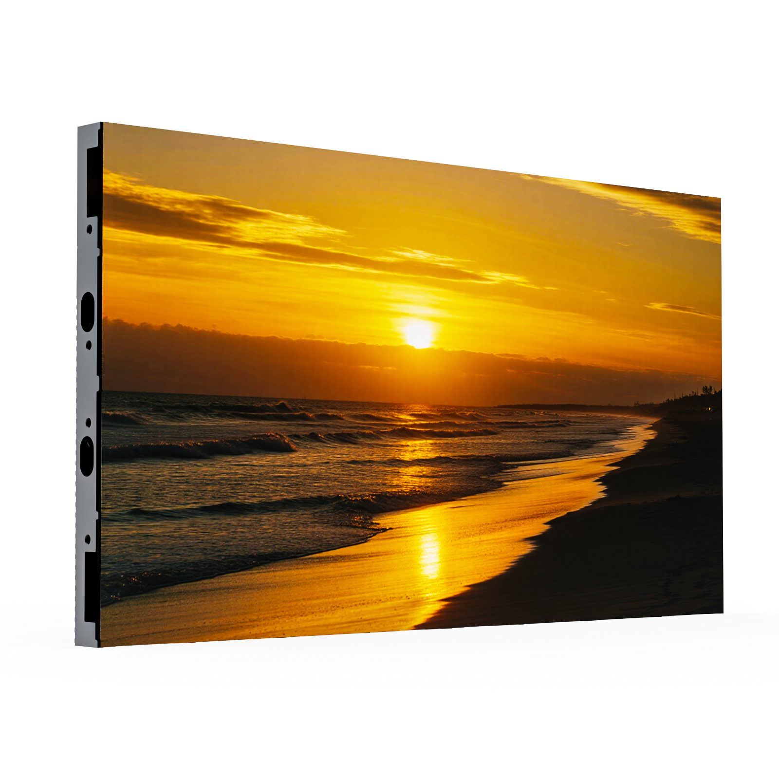 P1.25 Fine Pitch LED Display Flip-COB 600*337.5mm Die-casting AL 4.6kg