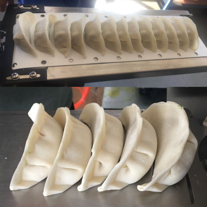Электрическая машина Gyoza столешницы с коммерческим использованием подгонянным формой