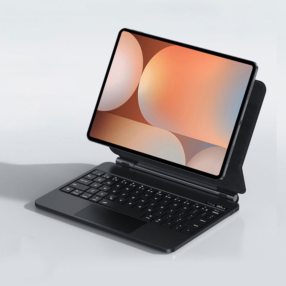 Laudtec Wholesale Secure Magnetic Keyboard Case RGB Floating Stand for Samsung
