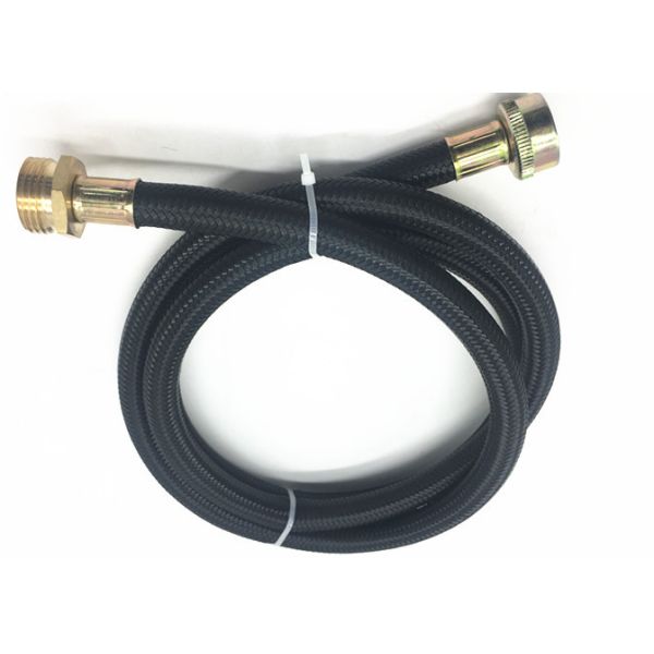 Black Color Rubber Water Hose , Washer Water Hose 10ft 12ft 15ft Length