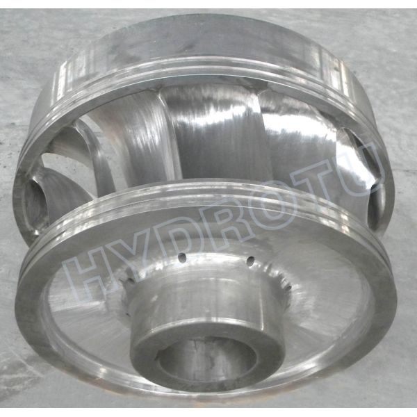 Stainless Steel 0Cr13Ni4Mo Francis Turbine Runner Water Head 20m-300m Hydropower Component