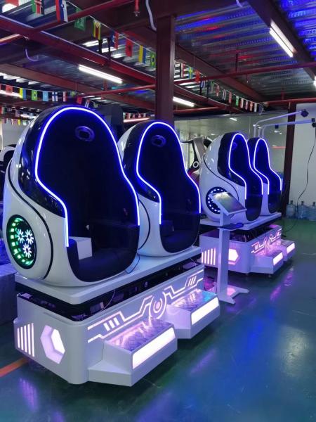 Double Players Egg Chair VR 9D Virtual Reality Egg Machine For Scenic Experience Center