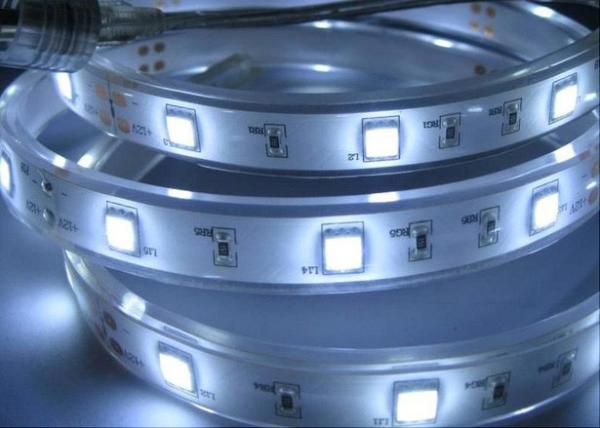 As luzes de tira impermeáveis do diodo emissor de luz de IP68 RGB mudam o diodo emissor de luz do PCS SMD5050 da cor 150