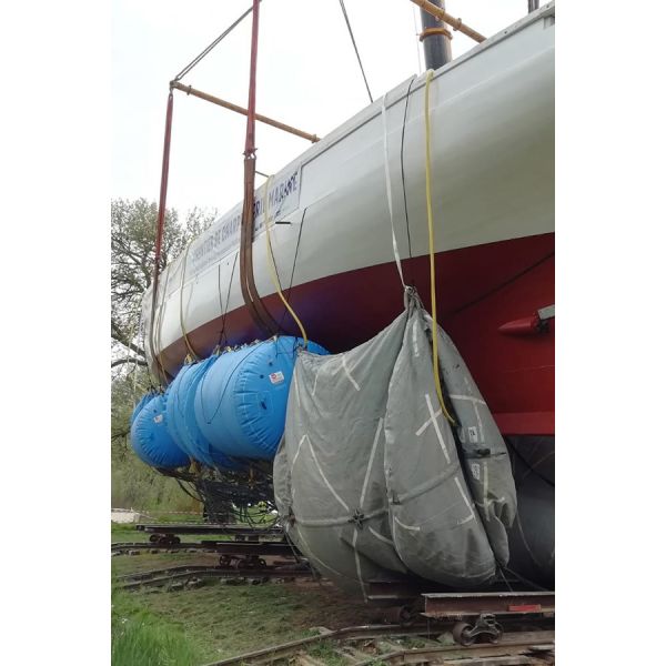 Тяжелые надувные подушки воздушного питания Закрытая плавучесть Поддержка Надувный складной воздушный подъемный мешок