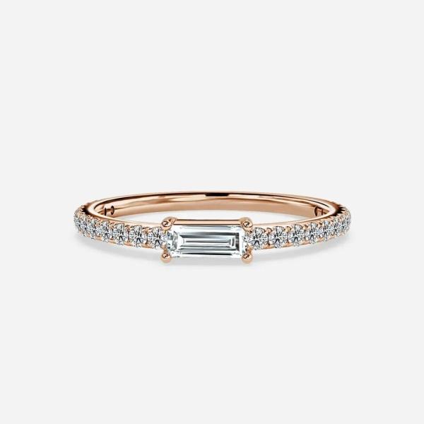 18K 14K 10K Solid Gold Customized Classics Jewelry VVS Clarity HPHT Cut Lab Grown Diamond Ring