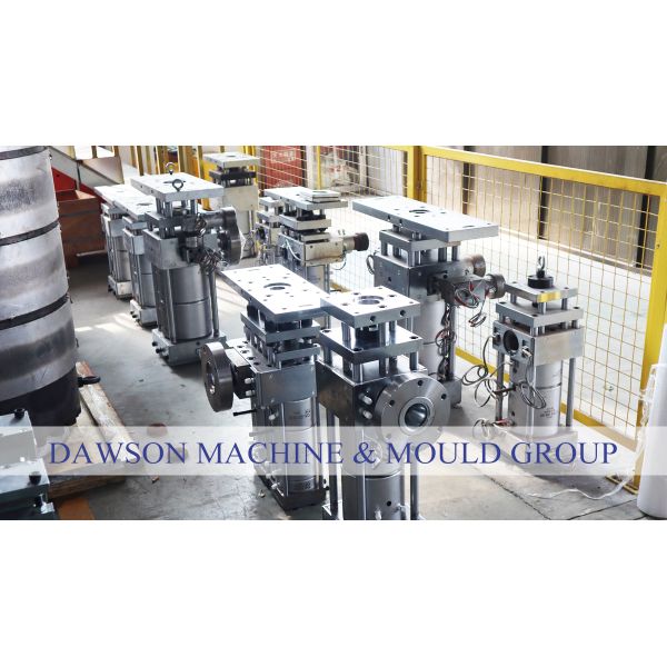 Accumulator Type Single Layer 50L Plastic Drum Making Extrusion Blow Molding Die Head