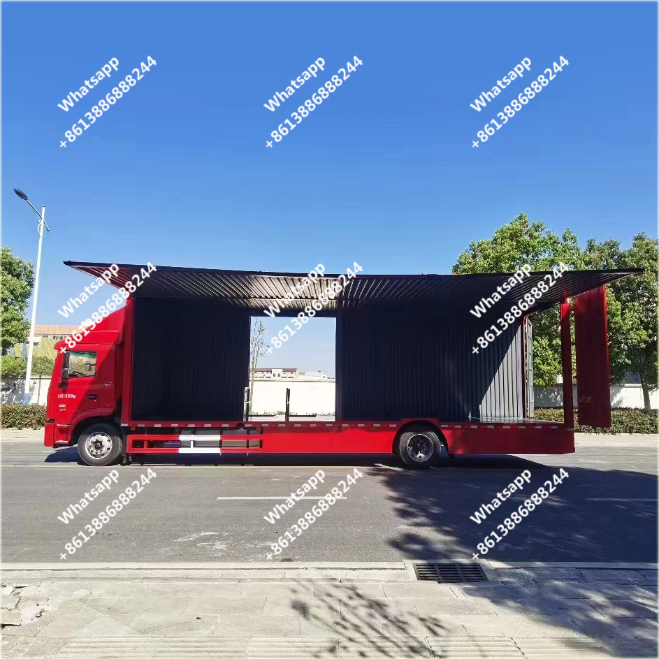 JAC   4*2   Wing Opening Van  Winged  Box Van     Cargo Truck