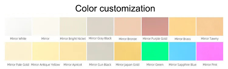 Лист нержавеющей стали 201 316L финиша зеркала 8K декоративный для внутреннего художественного оформления