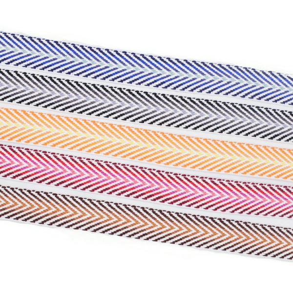Guarnição tecida da fita do jacquard de Oeko-Tex 100 40mm