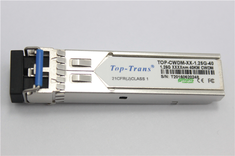 Приемопередатчик SMF SFP 1.25G 1310nm 40km Toptrans CWDM SFP оптически