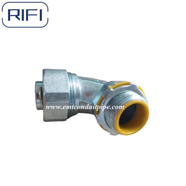 3/8-3/4 Flexible Conduit Fittings Straight And 90 Degree Liquid Tight Flexible Conduit Connector
