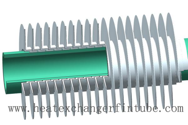 Tipo tubo de EN10204 L/LL/KL de aleta, tipo sobreposto tubo de aleta de alumínio refrigerando de LL