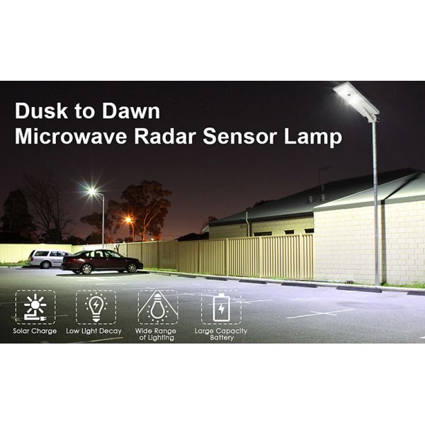 Elétrico integrado conduziu as cabeças solares da luz de rua 200w Ip65 4 1070x300x50mm