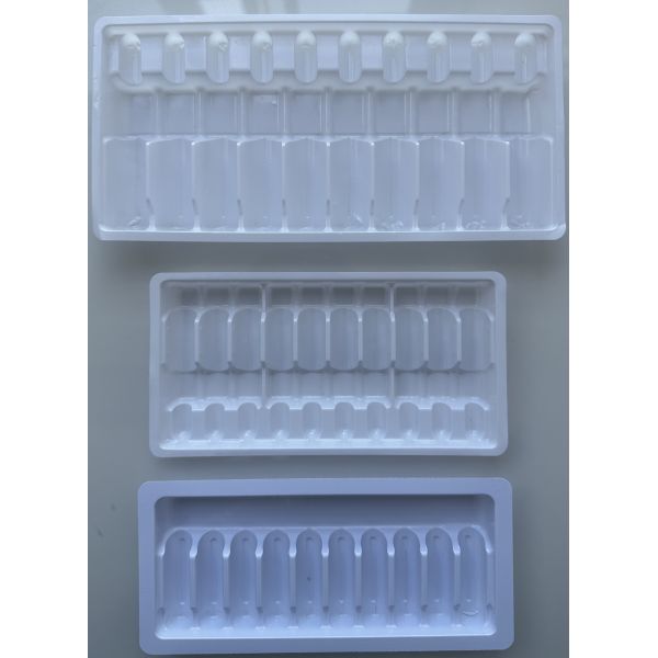 PET 1ml 2ml 5ml 10ml 10 ампулы Поднос для вакуумного формирования